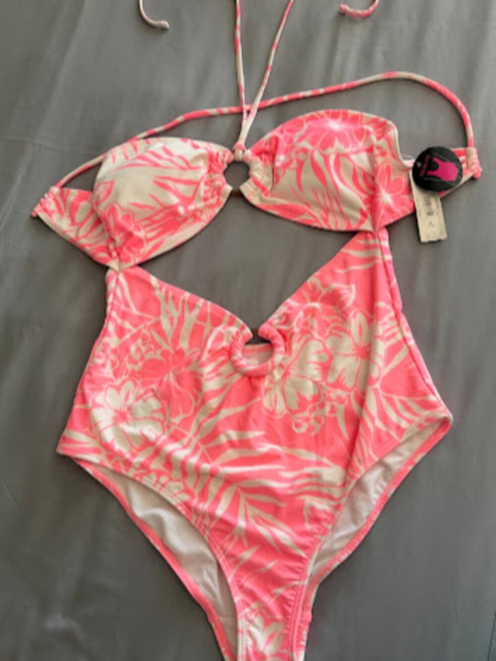 No Boundries - One Piece Sexy Design pink/white - Size M